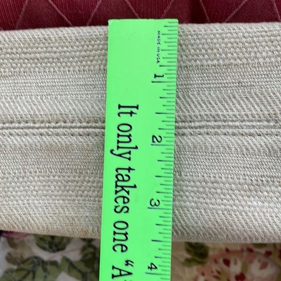 Rosetti Small Beige Tan Purse With Brown Leather Strap (34” strap) And Accents - Picture 4 of 16